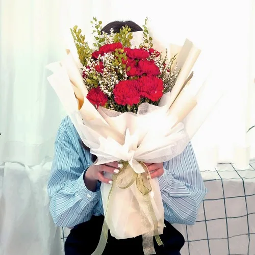 전국 꽃다발 땡큐 카네이션 레드